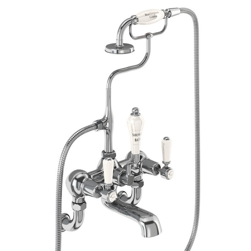 Kensington Medici bath shower mixer - wall mounted